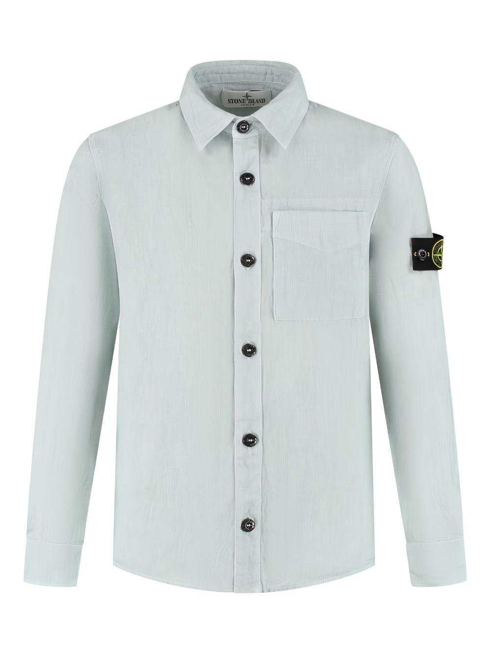 Stone Island Junior camicia in lino - Ninna Nanna
