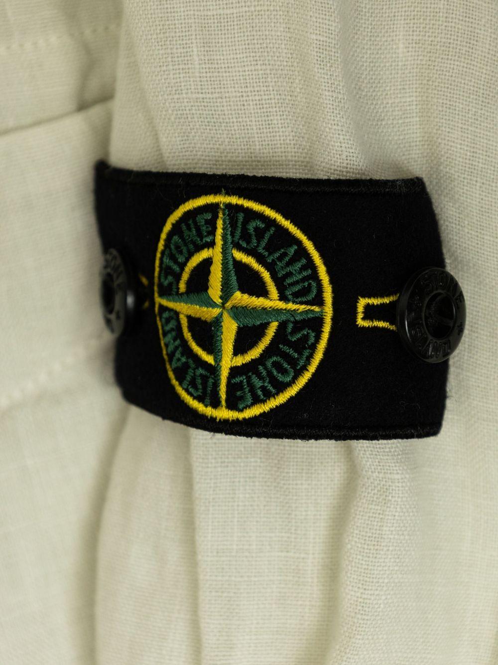 Stone Island Junior camicia in lino - Ninna Nanna
