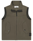 Stone Island Junior gilet con logo - Ninna Nanna