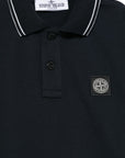 Stone Island Junior polo con logo - Ninna Nanna