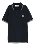 Stone Island Junior polo con logo - Ninna Nanna