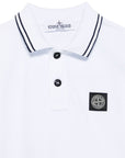 Stone Island Junior polo con logo - Ninna Nanna