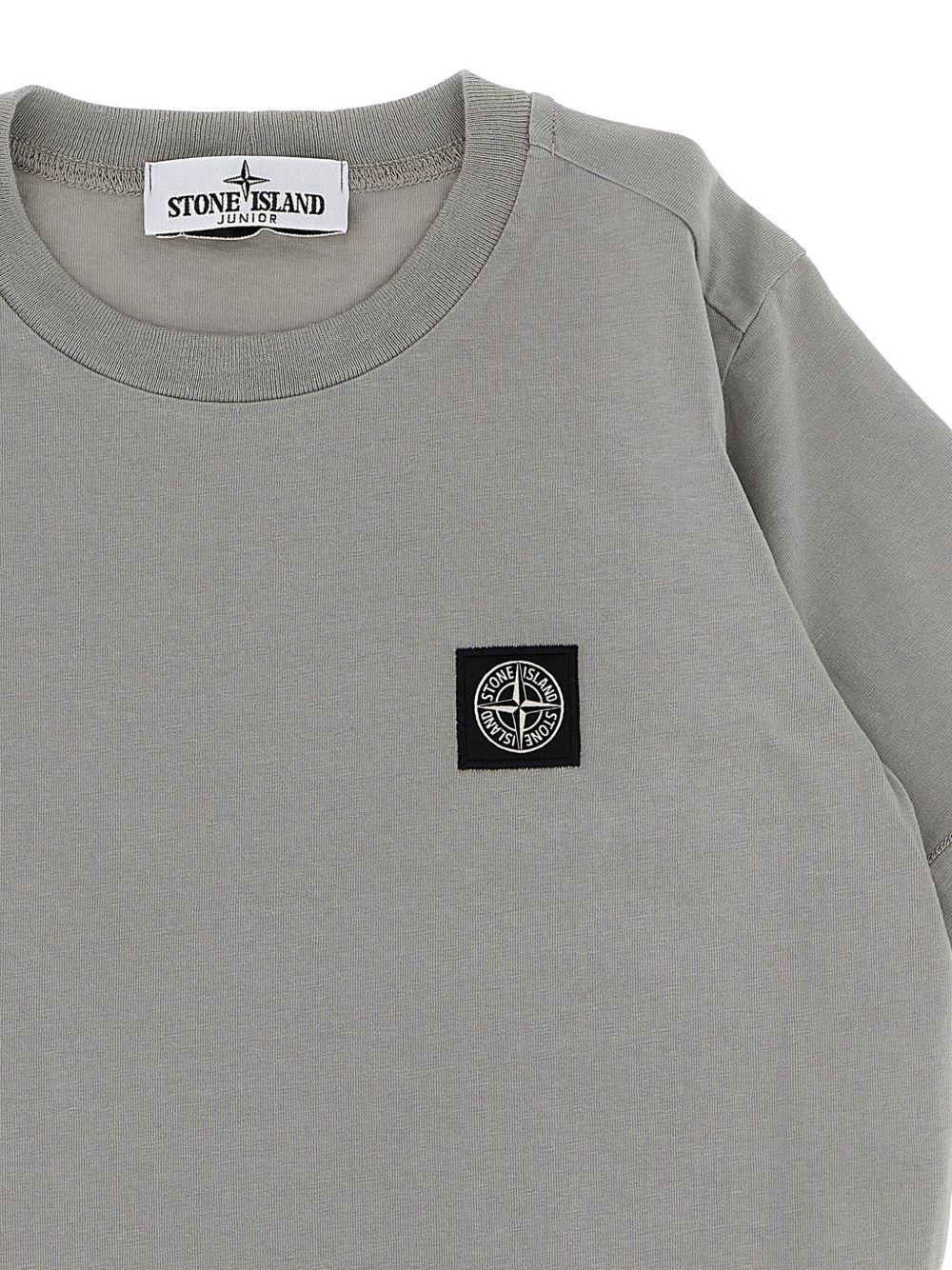 Stone Island Junior t-shirt con logo - Ninna Nanna