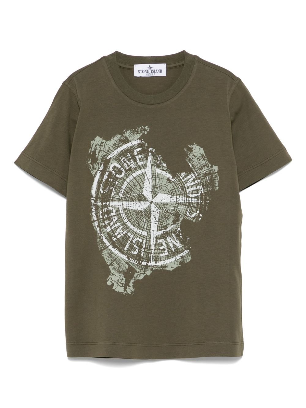 Stone Island Junior t-shirt con stampa - Ninna Nanna