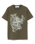 Stone Island Junior t-shirt con stampa - Ninna Nanna