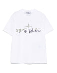 Stone Island Junior t-shirt con stampa - Ninna Nanna