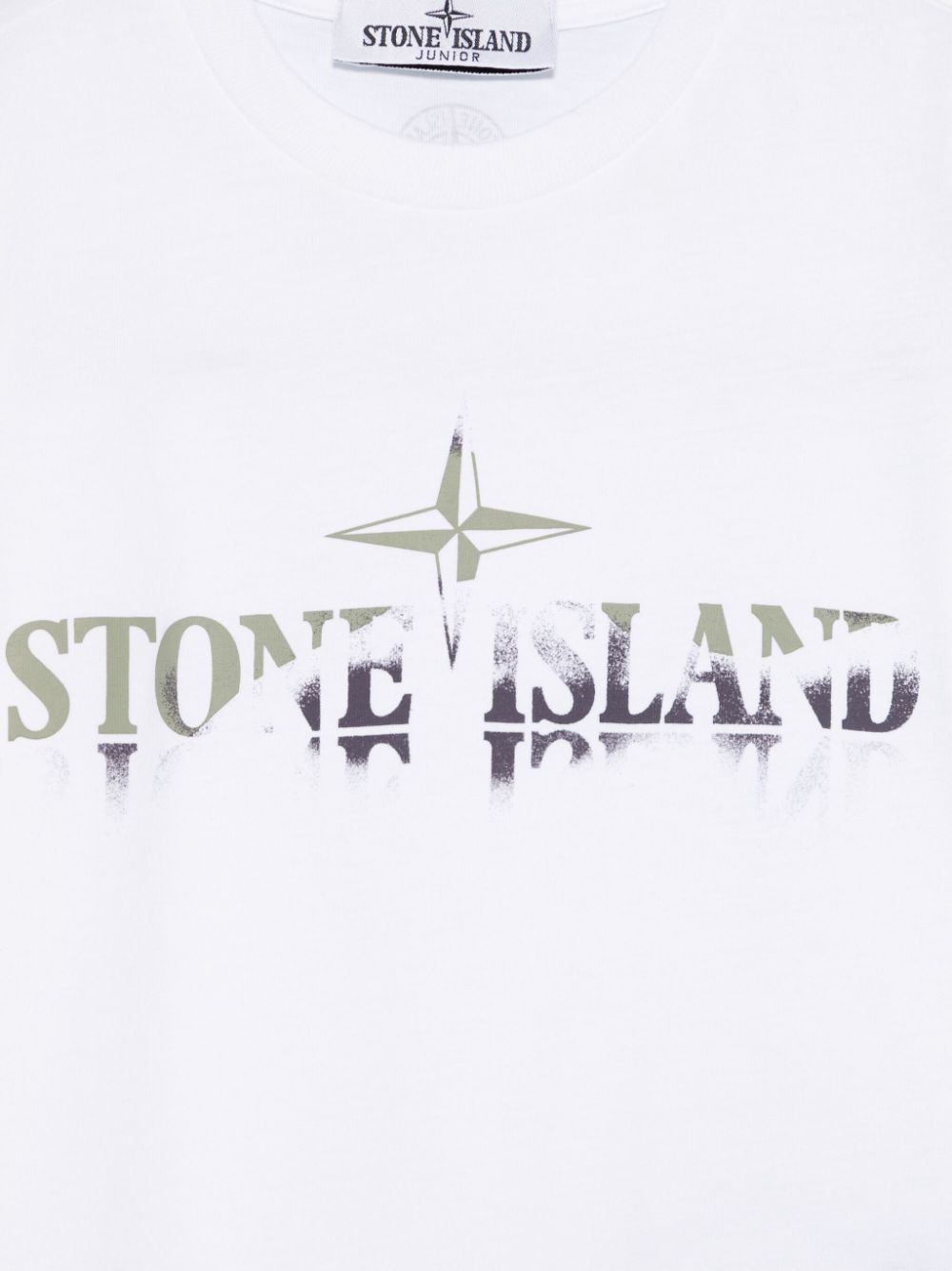 Stone Island Junior t-shirt con stampa - Ninna Nanna