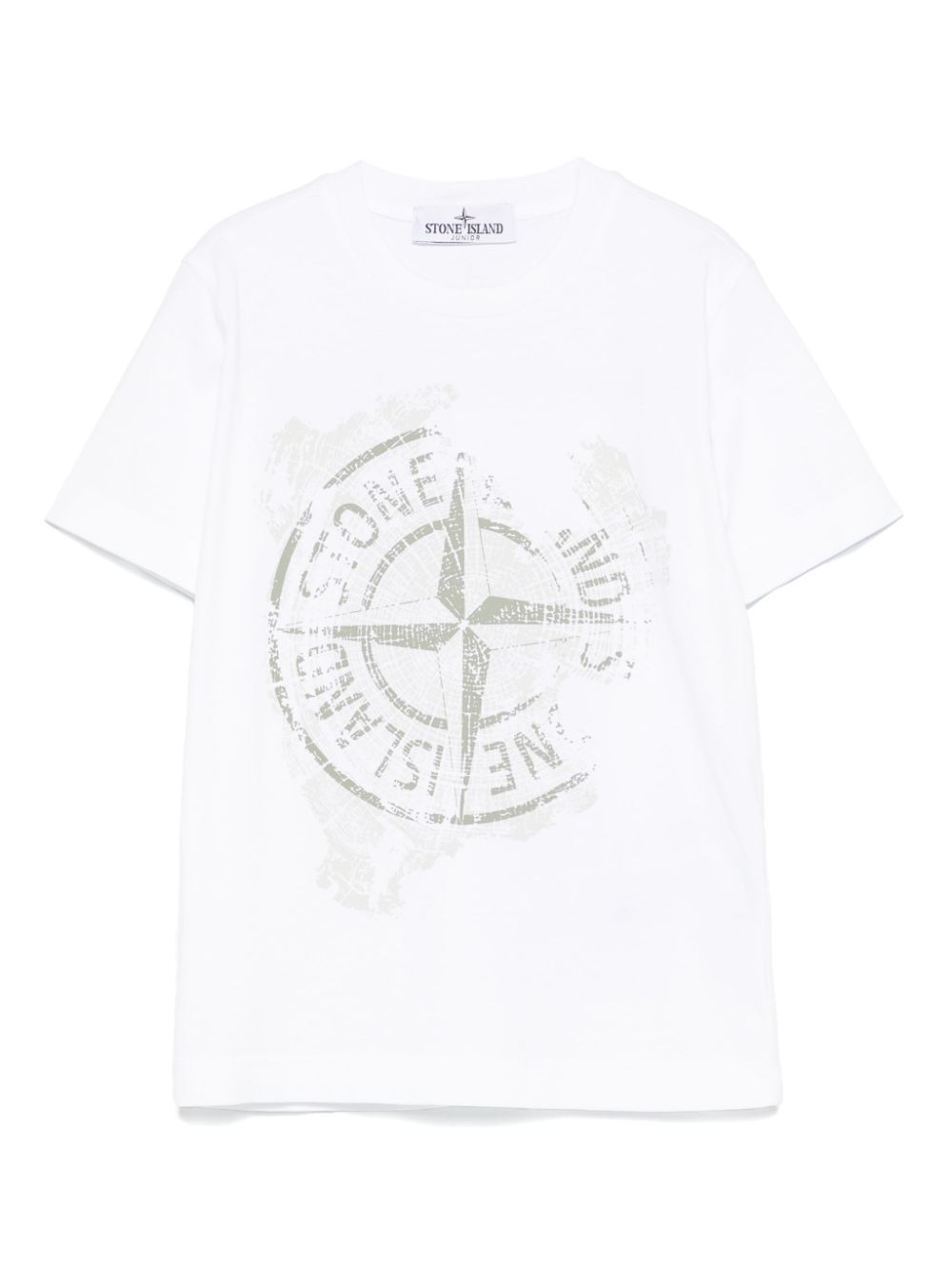 Stone Island Junior t-shirt con stampa - Ninna Nanna