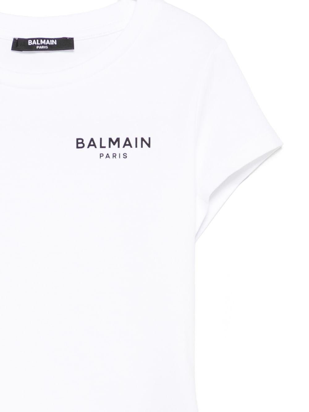 T-shirt per bambina Balmain Kids con logo - Ninna Nanna