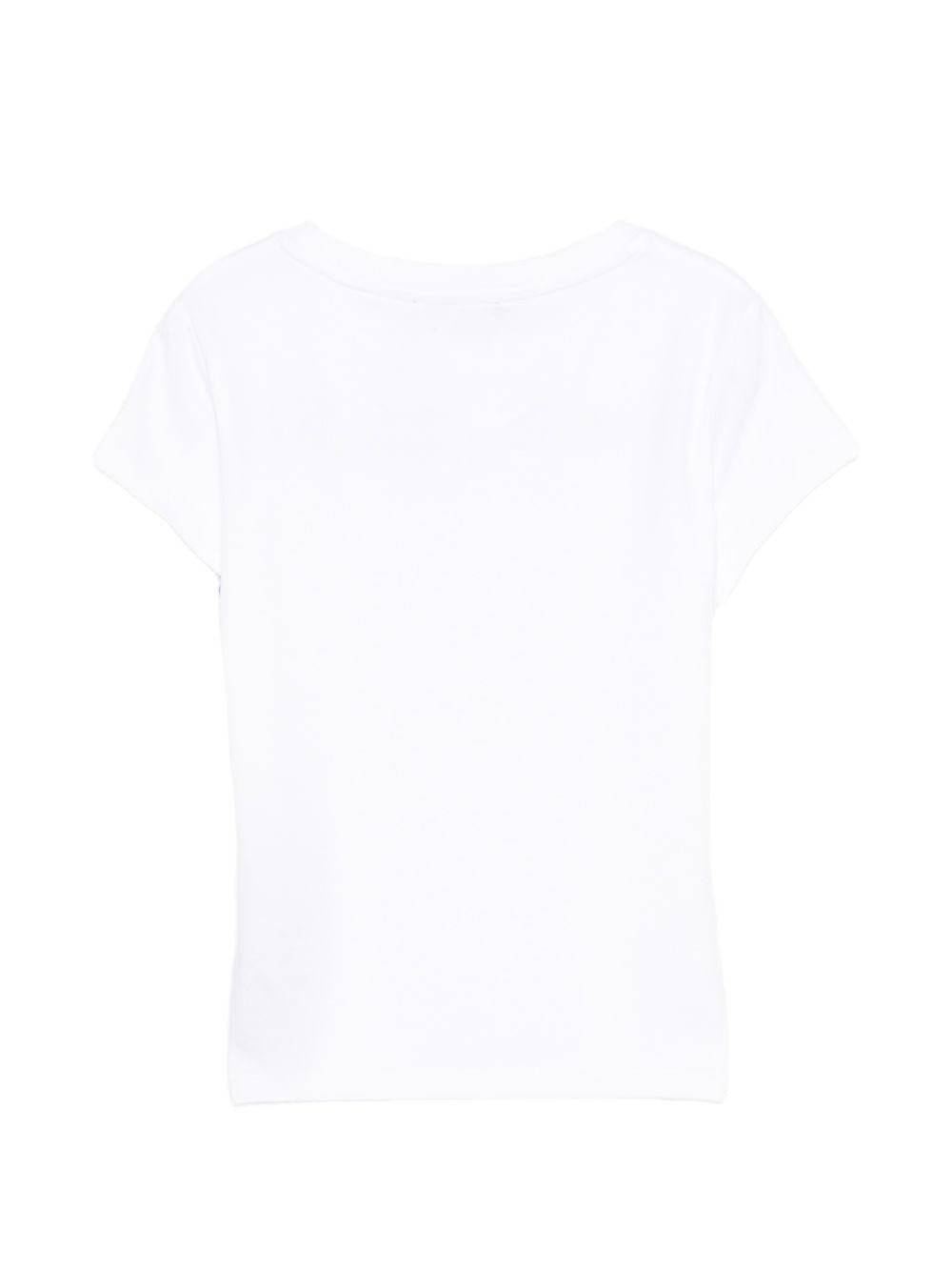T-shirt per bambina Balmain Kids con logo - Ninna Nanna
