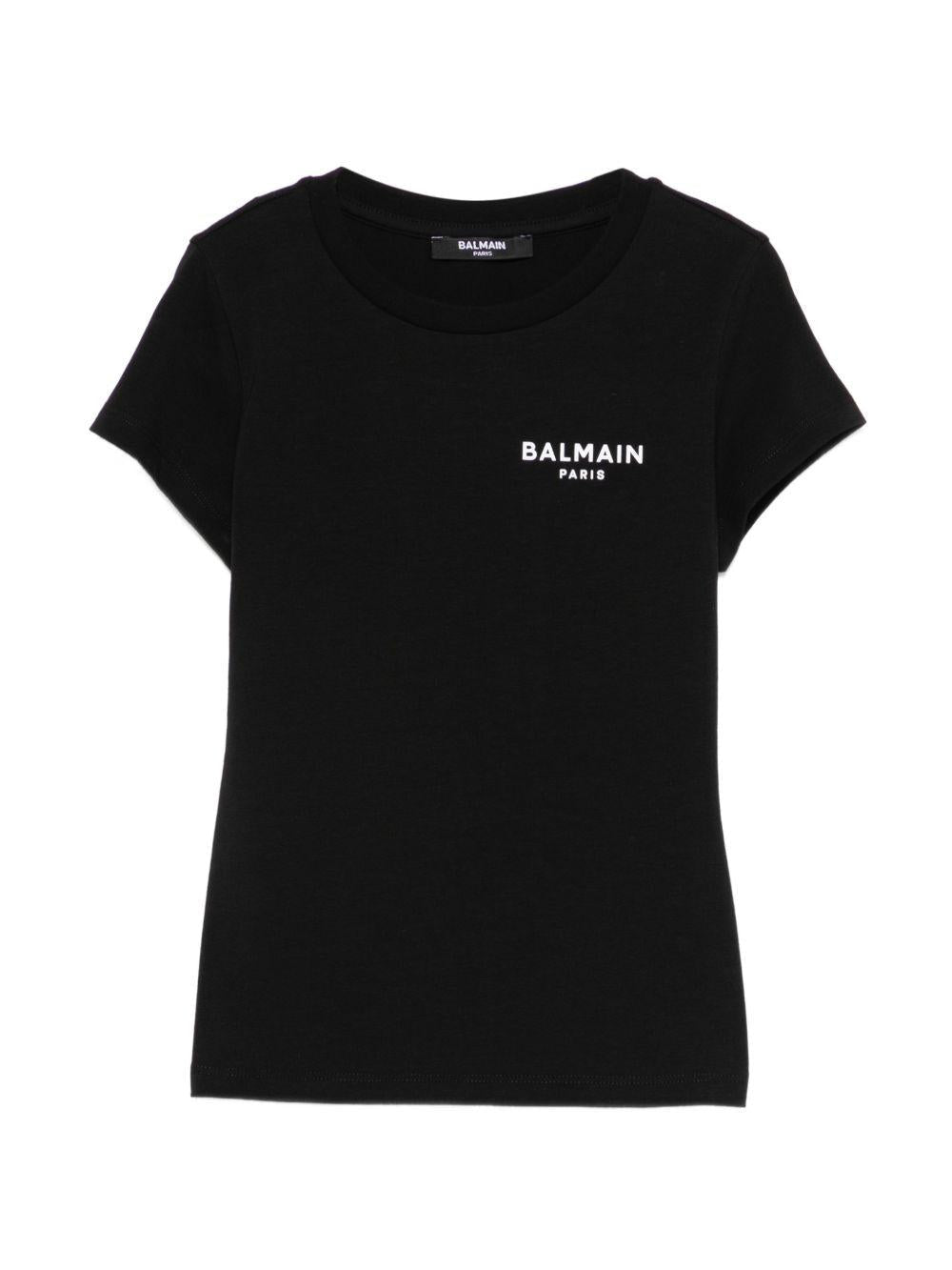 T-shirt per bambina Balmain Kids con logo - Ninna Nanna