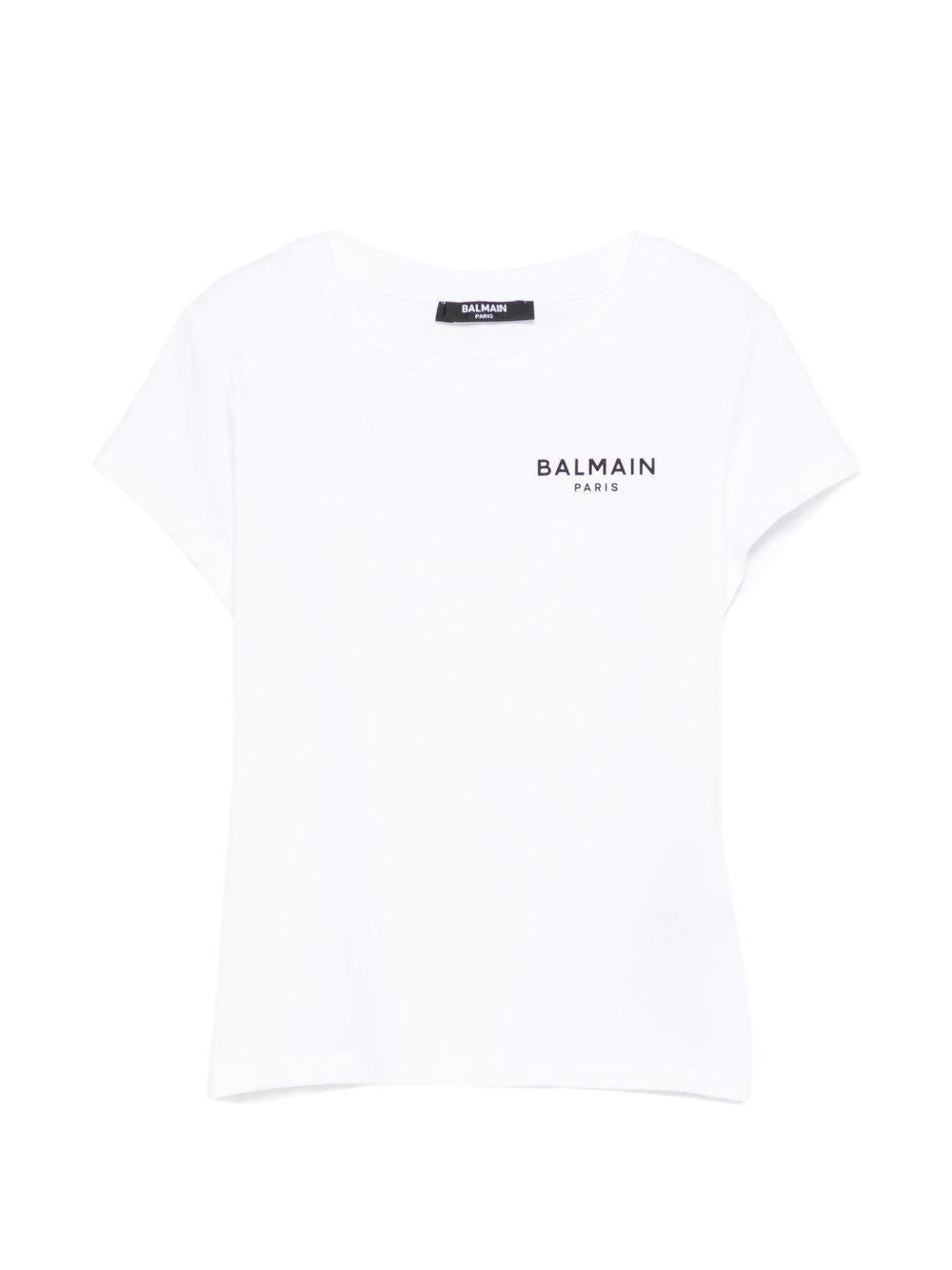 T-shirt per bambina Balmain Kids con logo - Ninna Nanna