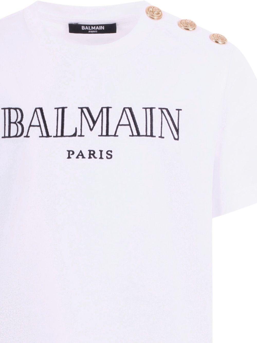 T-shirt per bambina Balmain Kids con ricamo - Ninna Nanna