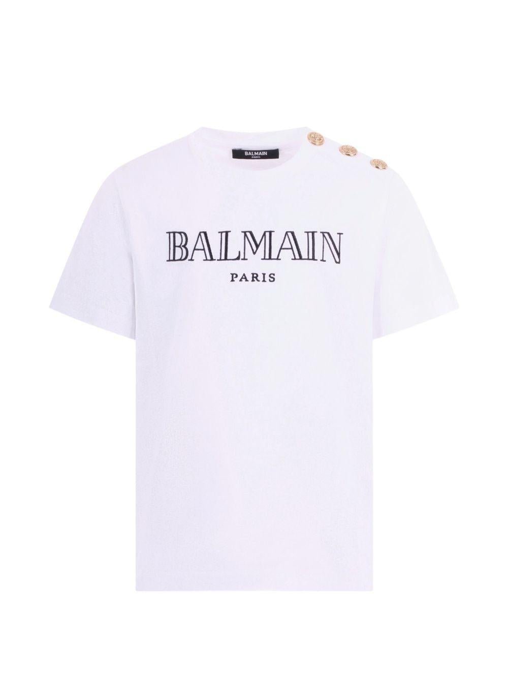 T-shirt per bambina Balmain Kids con ricamo - Ninna Nanna