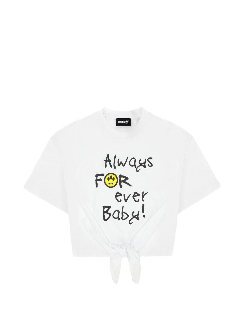 T-shirt per bambina Barrow kids crop - Ninna Nanna