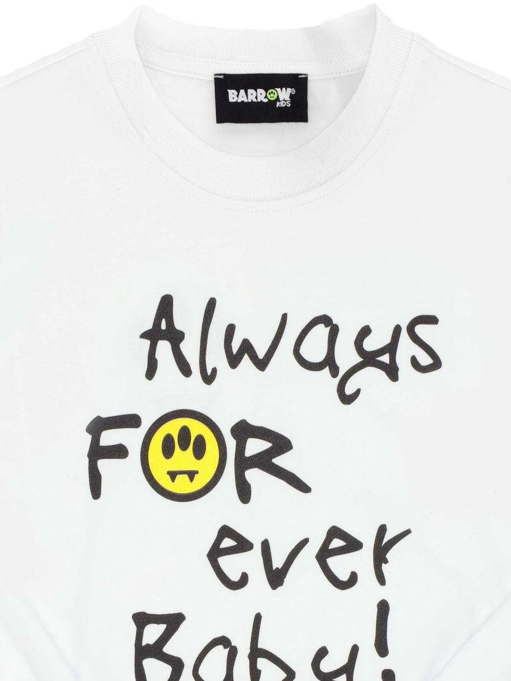 T-shirt per bambina Barrow kids crop - Ninna Nanna