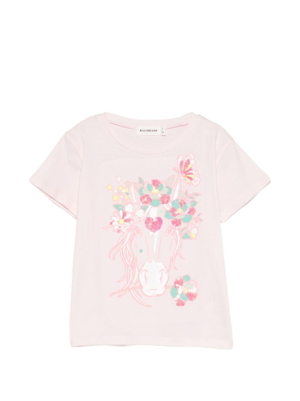 T-shirt per bambina Billieblush con paillettes - Ninna Nanna