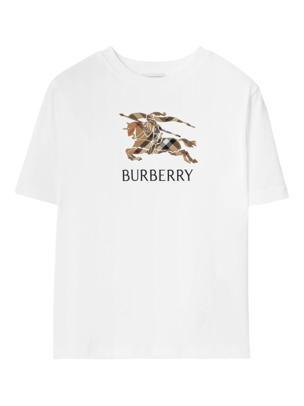 T-shirt per bambina Burberry Kids con logo - Ninna Nanna