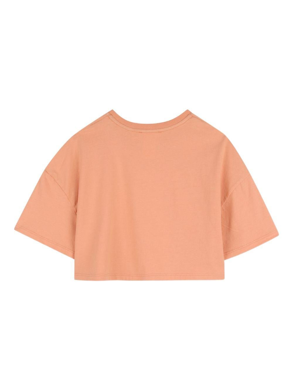 T-shirt per bambina Chloé Kids crop - Ninna Nanna