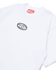 T-shirt per bambina Diesel Kids con logo - Ninna Nanna