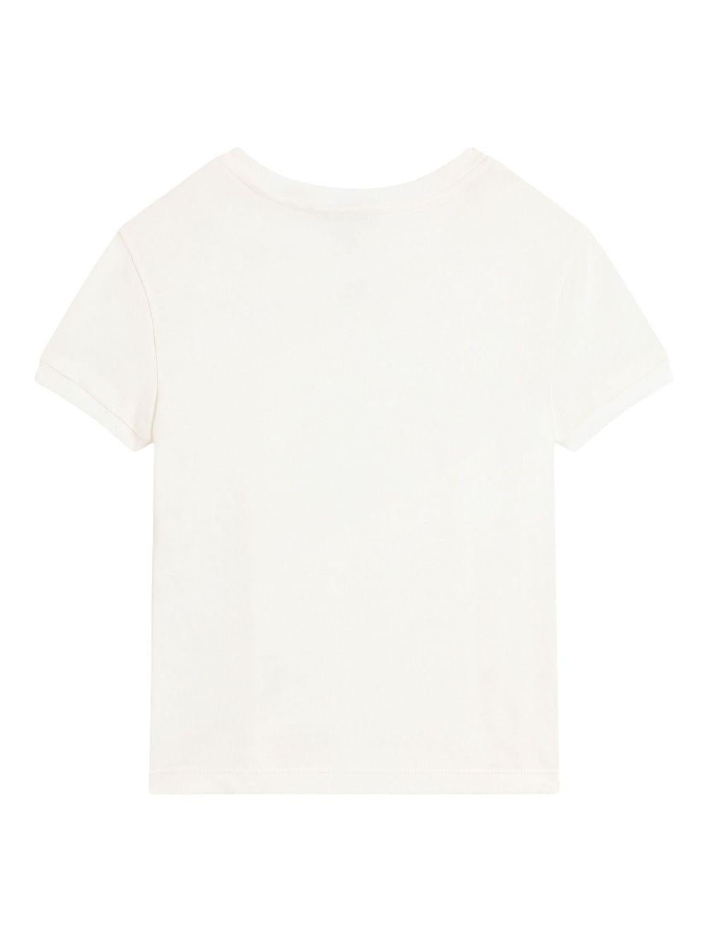 T-shirt per bambina Dolce & Gabbana Kids con logo - Ninna Nanna