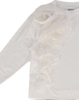 T-shirt per bambina Douuod Kids con volant - Ninna Nanna