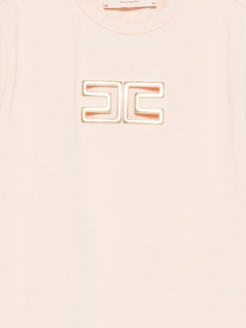 T-shirt per bambina Elisabetta Franchi Kids con logo - Ninna Nanna