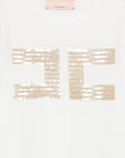 T-shirt per bambina Elisabetta Franchi Kids con logo - Ninna Nanna