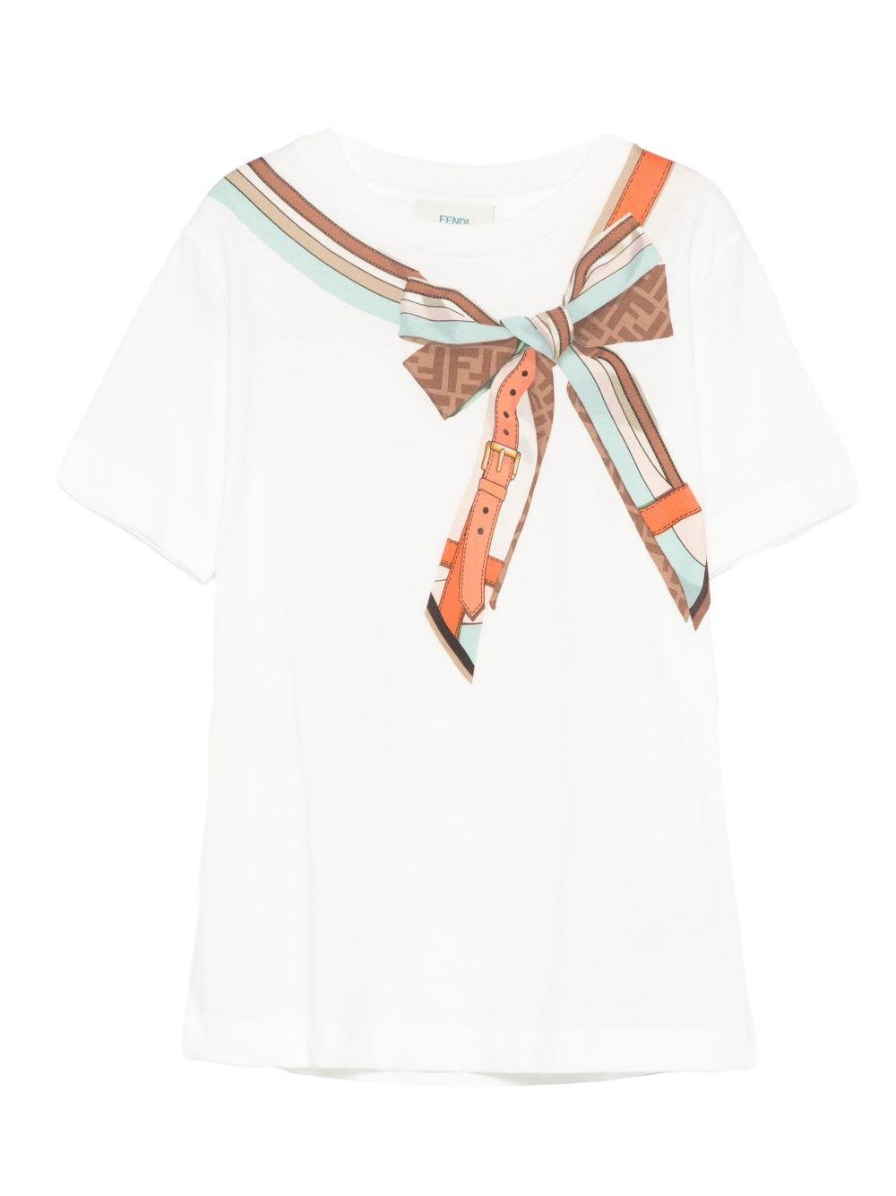 T-shirt per bambina Fendi Kids con stampa - Ninna Nanna