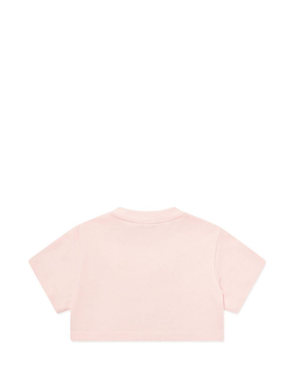 T-shirt per bambina Fendi Kids crop - Ninna Nanna