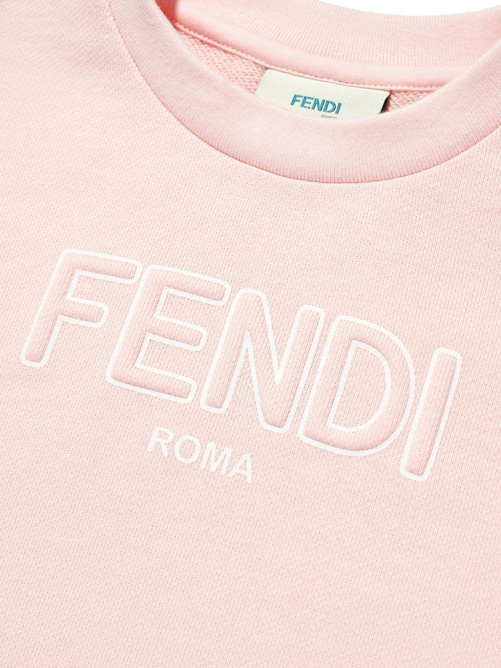 T-shirt per bambina Fendi Kids crop - Ninna Nanna