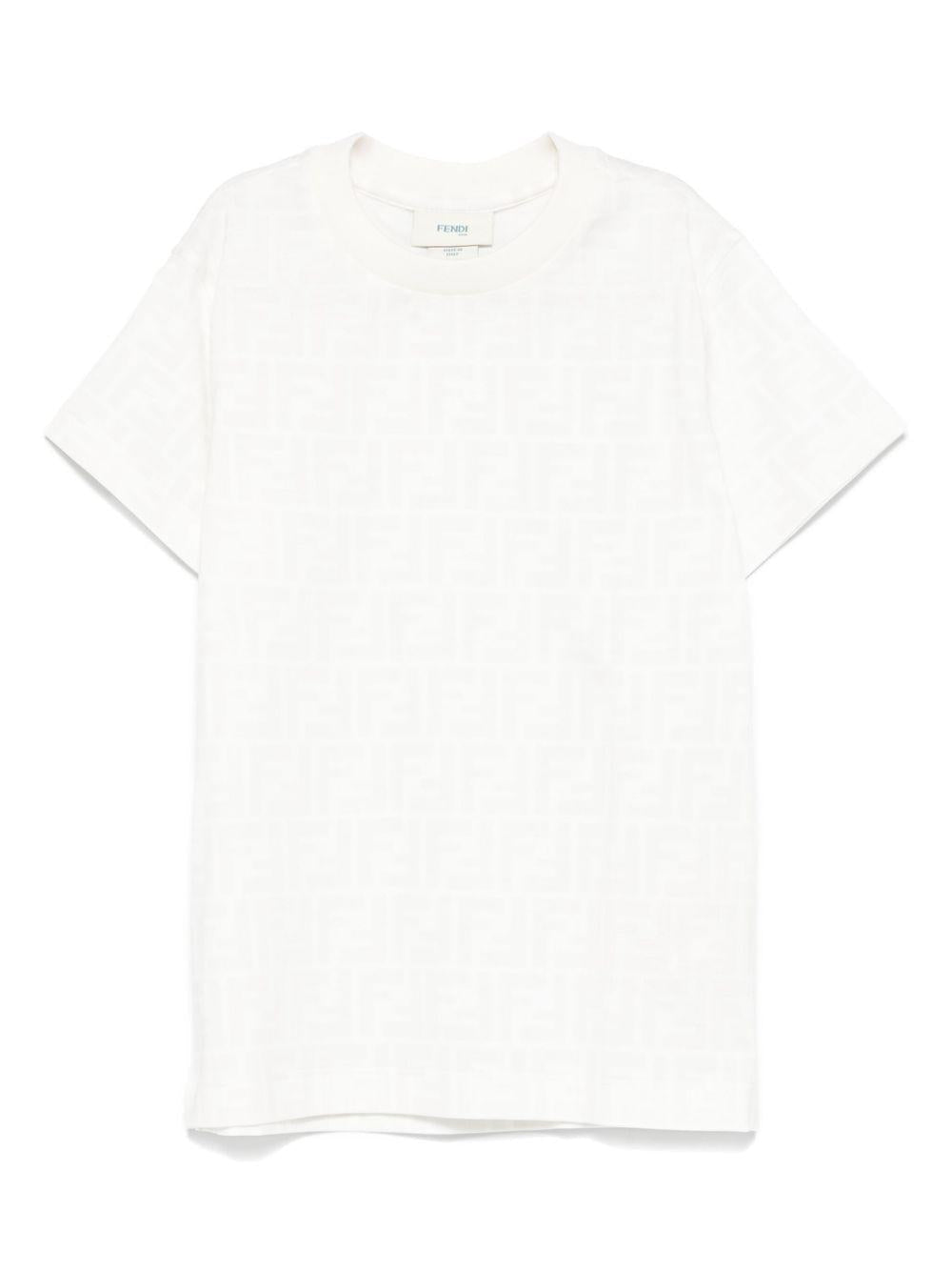 T-shirt per bambina Fendi Kids FF - Ninna Nanna