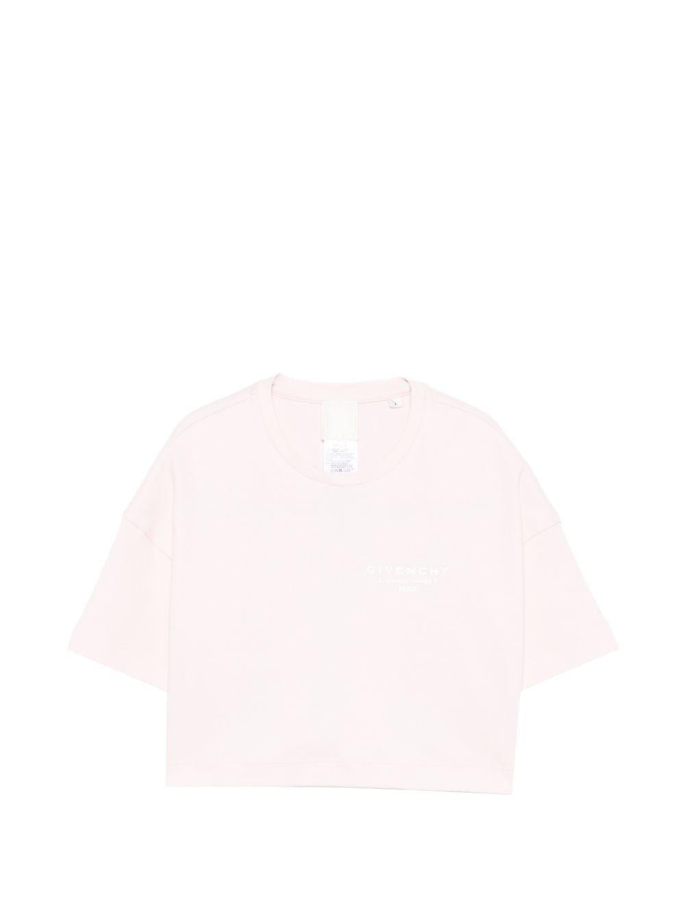 T-shirt per bambina Givenchy Kids crop - Ninna Nanna