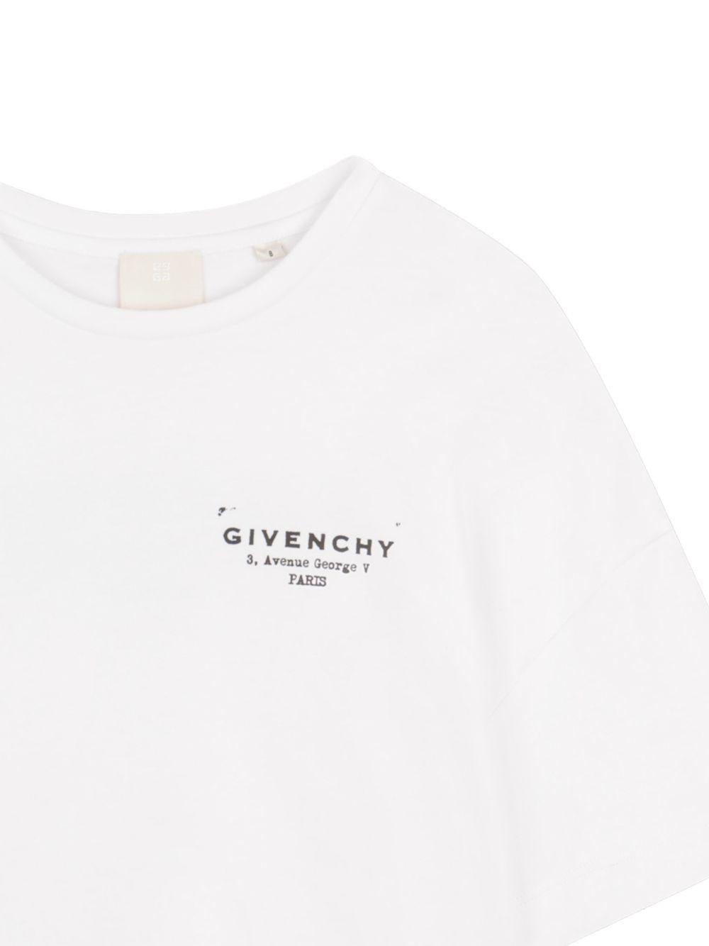 T-shirt per bambina Givenchy Kids crop - Ninna Nanna