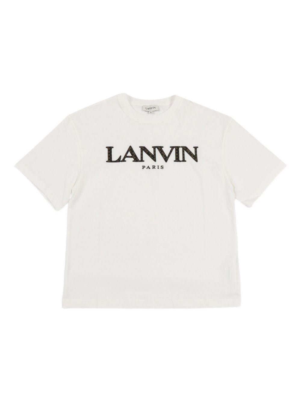 T-shirt per bambina Lanvin Enfant con logo - Ninna Nanna