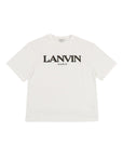 T-shirt per bambina Lanvin Enfant con logo - Ninna Nanna