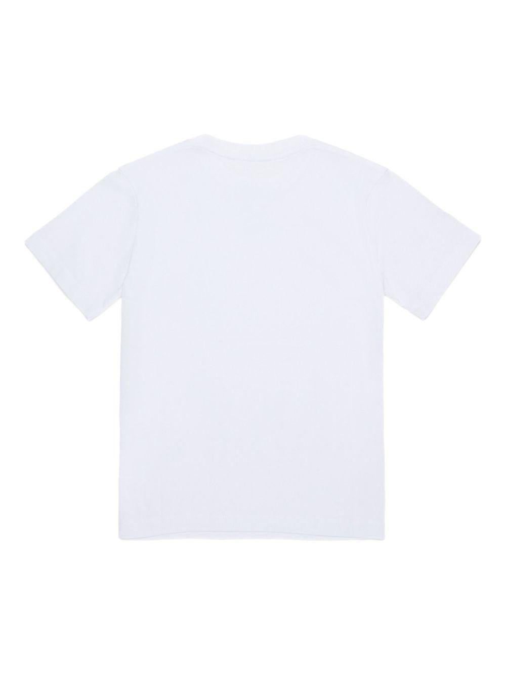 T-shirt per bambina Maison Margiela Kids con logo - Ninna Nanna