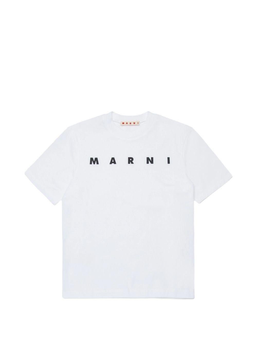 T-shirt per bambina Marni Kids con logo - Ninna Nanna