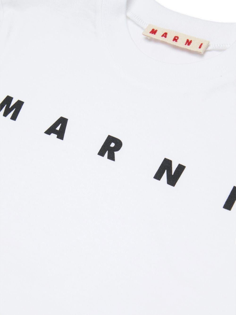 T-shirt per bambina Marni Kids con logo - Ninna Nanna