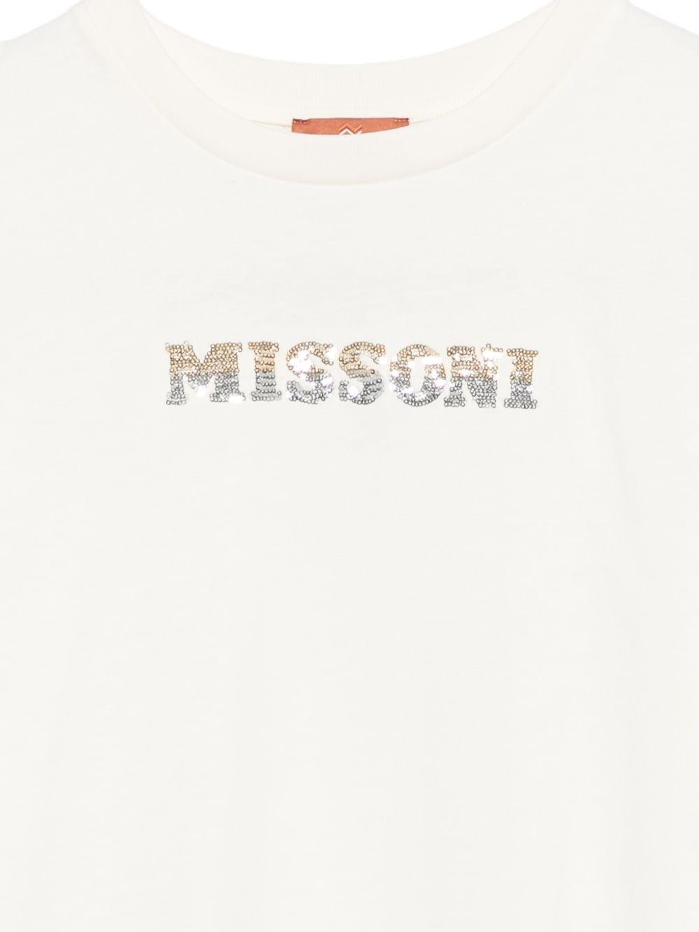 T-shirt per bambina Missoni Kids con logo - Ninna Nanna
