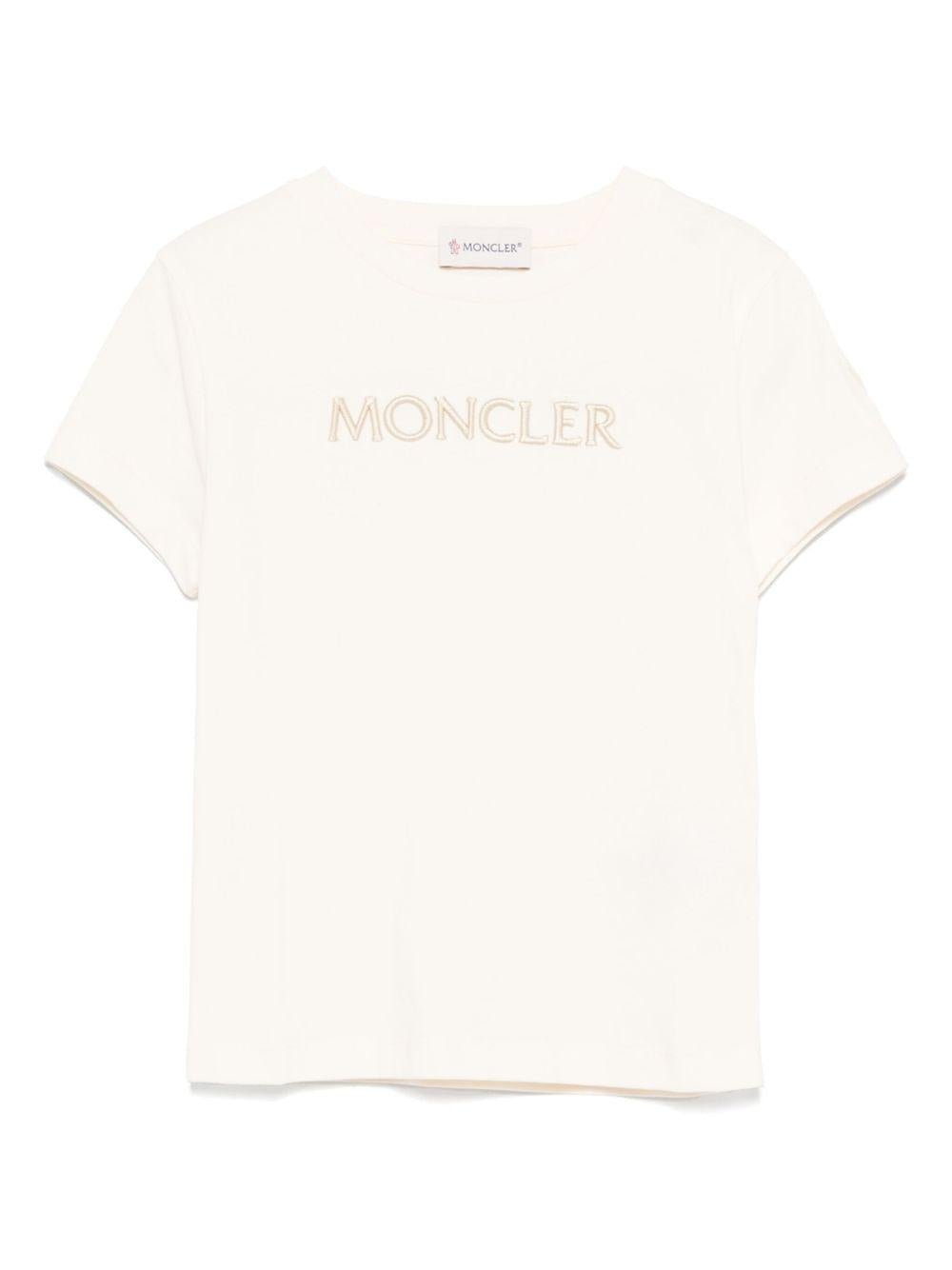 T-shirt per bambina Moncler Enfant con ricamo - Ninna Nanna