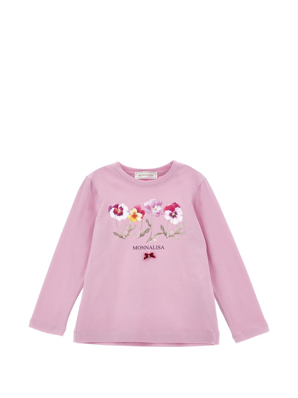 T-shirt per bambina Monnalisa con fiori - Ninna Nanna