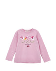 T-shirt per bambina Monnalisa con fiori - Ninna Nanna