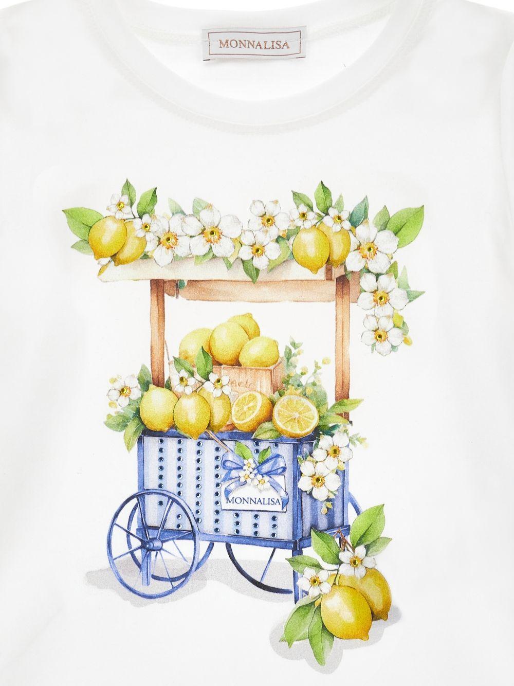 T-shirt per bambina Monnalisa con stampa - Ninna Nanna