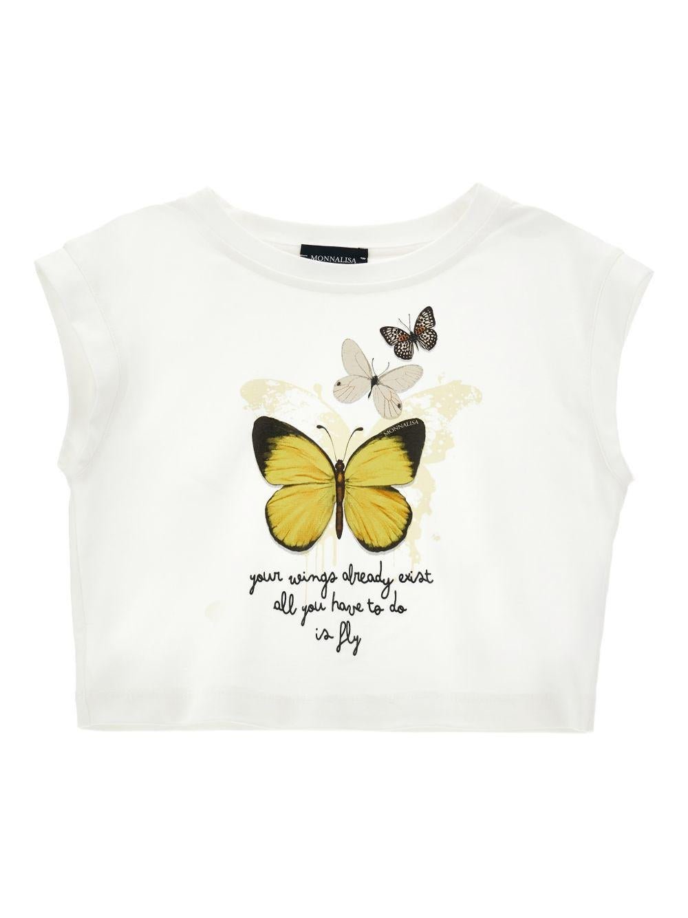 T-shirt per bambina Monnalisa con stampa - Ninna Nanna