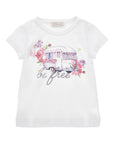 T-shirt per bambina Monnalisa con stampa - Ninna Nanna