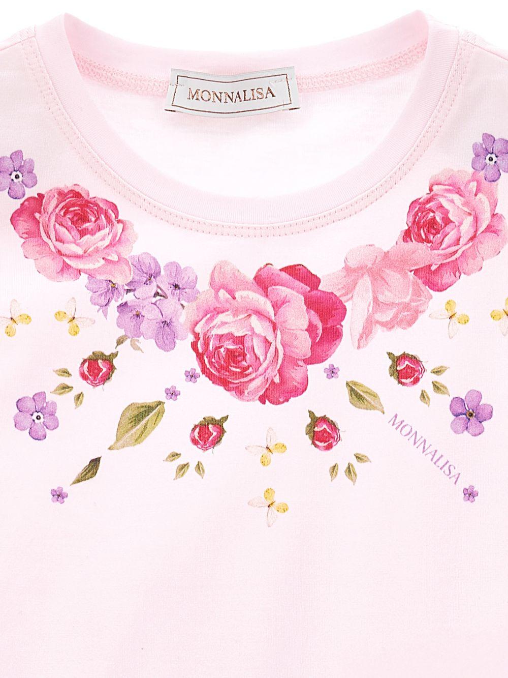 T-shirt per bambina Monnalisa con stampa - Ninna Nanna