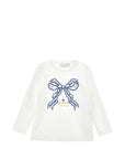 T-shirt per bambina Monnalisa fiocco - Ninna Nanna