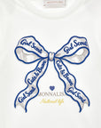 T-shirt per bambina Monnalisa fiocco - Ninna Nanna
