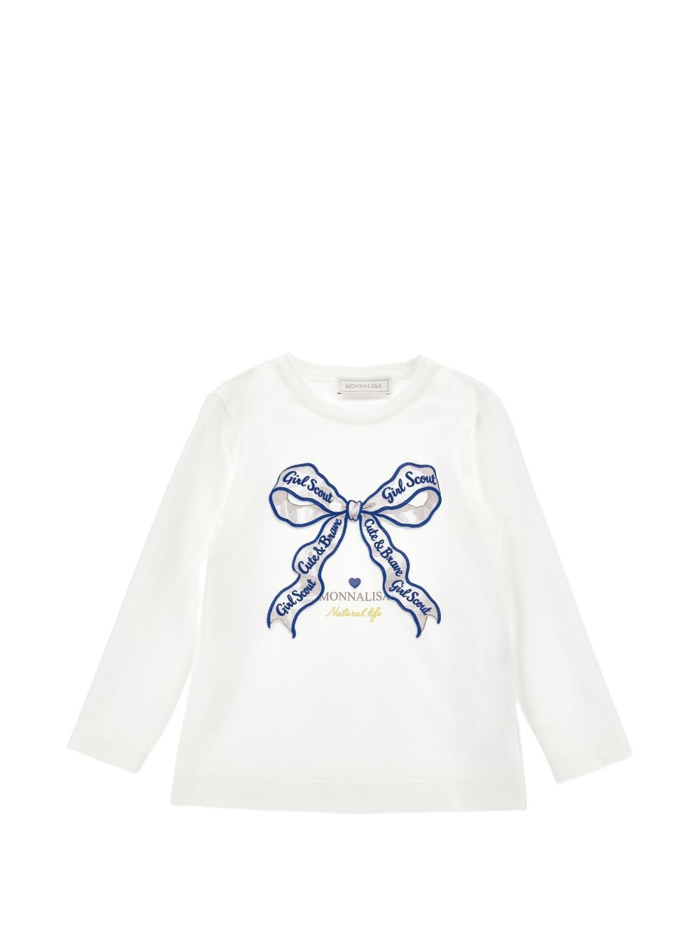 T-shirt per bambina Monnalisa fiocco - Ninna Nanna
